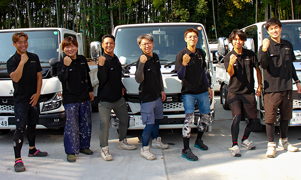 理由８：平均年齢30歳。若さと経験を兼ね備えた職人集団です