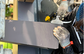 スレート屋根の修理