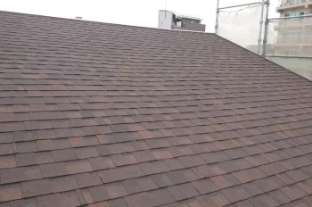 瓦屋根の葺き替え完了